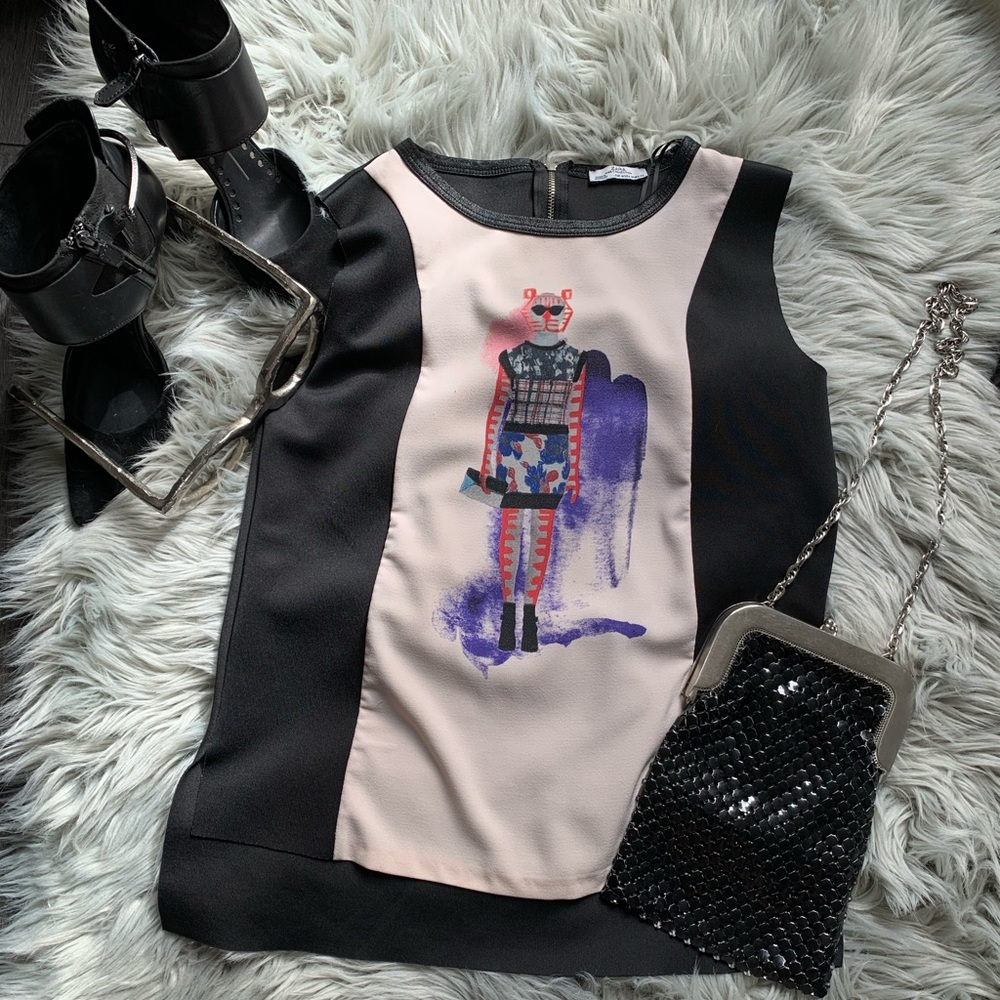 Zara Fashion runway kitty size Medium 💖